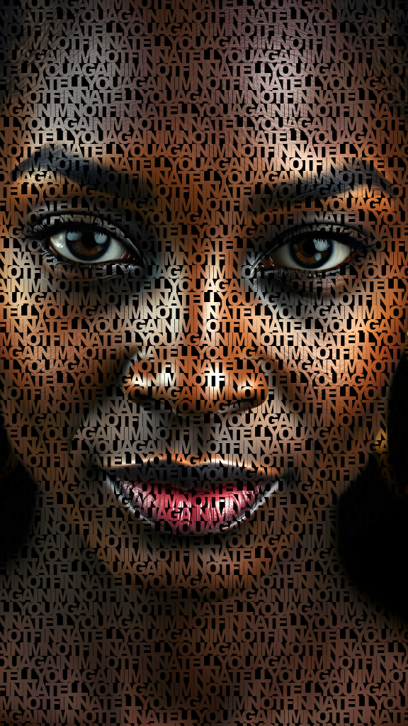 Lotta Lettas artwork titled I’m Not Finna Tell You Again