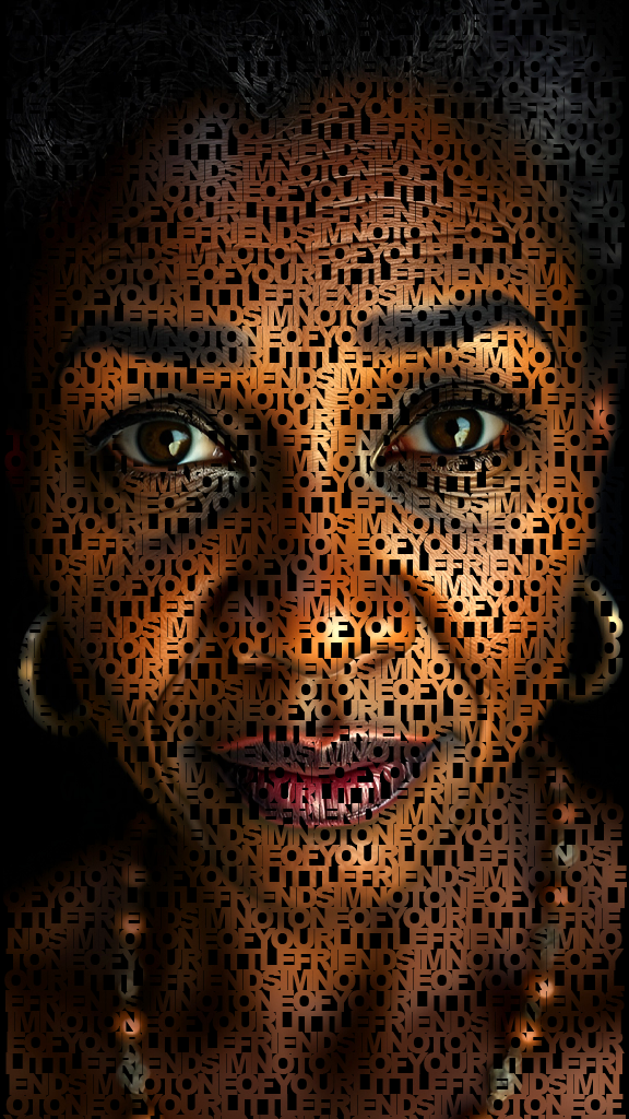 Lotta Lettas artwork titled I’m Not One of Your Little Friends