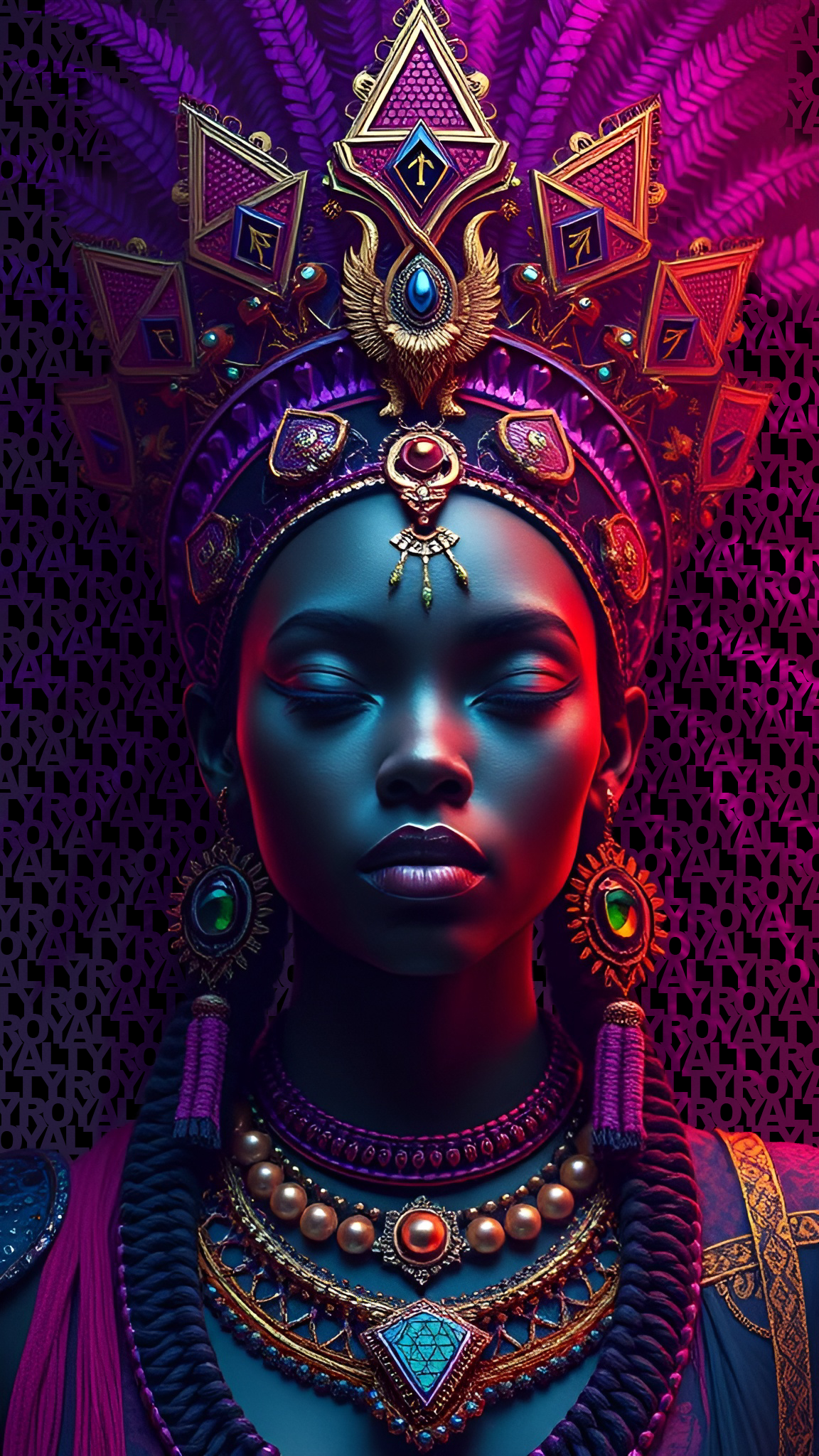 Lotta Lettas artwork titled Royalty / Jewel Tones